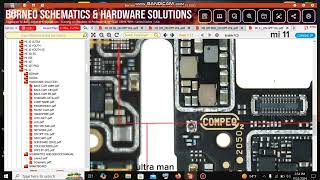 xiaomi mi 11 on off problem solution Borneo schematic diagram #ultramanafsar #all #xiaomi