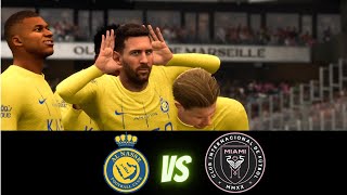 FC 25 - MESSI RONALDO NEYMAR & MBAPPE | ALL STARS | ALL NASSR vs INTER MIAMI #fc25