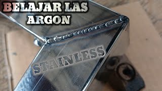 Belajar Las ARGON stainless