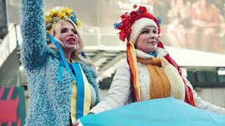 Stand with Ukraine protest at Times Square NYC | Sony a7IV | Tamron 28-200