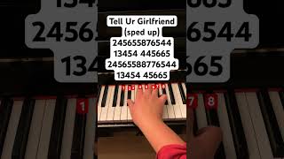 Tell Ur Gf // follow my instagram: jessnotes123 #piano #pianotutorial #pianomusic #laybankz