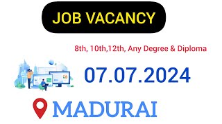 💥Madurai jobs today openings 📍Madurai hospital job vacancy ✴️ Madurai job vacancy 2024 tamil