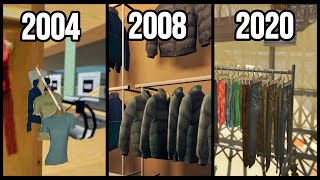 CLOTHING STORES in GTA Games (2001-2020)