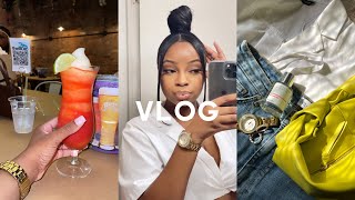 vlog | rush and get ready with me, trying new perfumes + a night out | Abiola K.