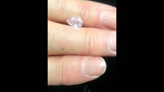 Pink Diamond 2.00ct Fancy Pink-Purple pear shape