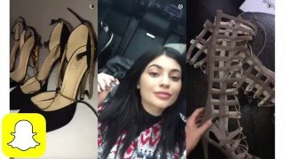 Kylie Jenner's HIGH HEEL COLLECTION on Snapchat | Kylie Snaps