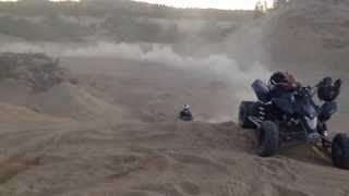 Suzuki LTR 450 ripping sand pit