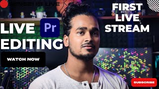 🛑Live Restaurant Video Editing |1st Live Stream | Sensei is live