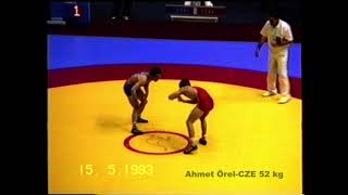 1993 avrupa Ahmet örel-- cze--- avrupa şampiyonası #wrestling #güreş