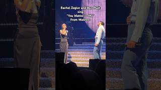 Rachel Zegler and Ben Platt sing "You Matter to Me" from Waitress