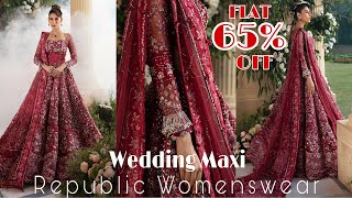 Republic Womenswear Wedding Maxi D-5🌸| New Wedding Dress 2024❤️ | Luxury Bridal Dress🔥