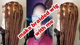 Make braided wig with me|come in let's chat.Favourbeautyworld is live!