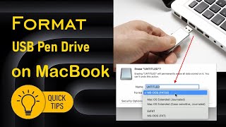 Format a USB Pen Drive Using Disk Utility on MacBook (Latest in 2024) @pcguide4u