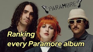 Ranking Paramore's albums