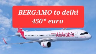 450 euro bergamo to delhi