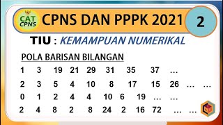 SOAL CPNS PPPK 2021: TIU POLA BARISAN BILANGAN (2)