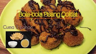 Enak polll!!! Bola-bola pisang coklat