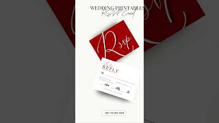 Customizable RSVP Card Templates | With and Without QR Code | Easy to Edit in Canva