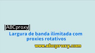 Largura de banda ilimitada com proxies rotativos | ABC S5 Proxy #socks5 #residentialproxy #proxies