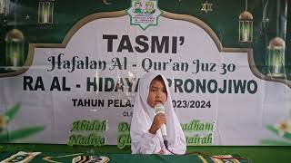 TASMI' JUZ 30 SESI 2 RA AL HIDAYAH PRONOJIWO