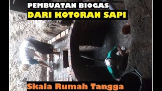 PEMBUATAN BIOGAS DARI KOTORAN SAPI