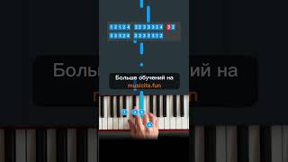 Как играть Imagine Dragons 🐉 Bones на пианино 🎹по цифрам🔥каждый день новые видео #пианино #shorts