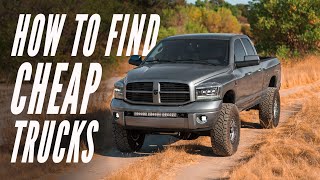 My Tips and Tricks to Find Cheap Used Trucks