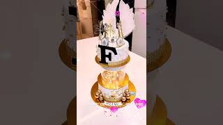 Rotating spacer Cake control speed by remote control #unique #cakeart #cakedesign