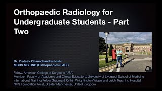 Orthopaedic traumatology | Orthopedic Radiolology for UG | Dr Prateek C Joshi M.S., | Orthopedics