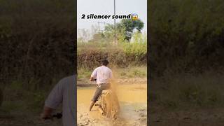 2 Silencer sound 😱 Off roading 🚀 #splendor #modified #shortvideo #rohitdingaan #youtubeshorts