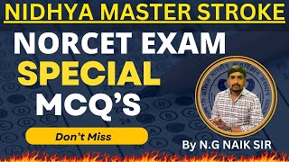 AIIMS NORCET 2024 Exam Special || Important MCQ'S || Day-3 Nidhya Nursing#nidhya #staffnurse