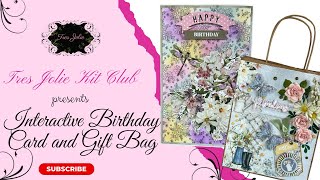 Interactive Mom Birthday Card and Gift Bag