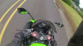 2013 Kawasaki ZX6R walk around test ride