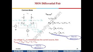 Analog IC Design : Differential Amplifiers Part-1