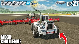 BiG SEEDING OPERATION with BIG BUD KT252 | MEGA Challenge #27 | Farming Simulator 22