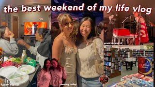 the BEST weekend of my life. meeting laufey, kenzie, gracie abrams: exciting & fun vlog of the wknd