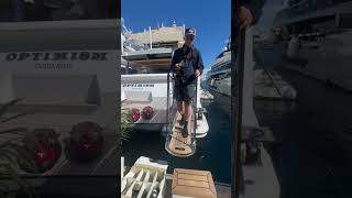 Optimism at the Monaco Yacht Show #subscribe #youtubeshorts #shorts