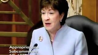 Senator Collins questions Secretary LaHood on truck weight provisions in Maine