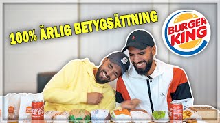 BETYGSÄTTER BURGER KINGS MENY - 100% ÄRLIG