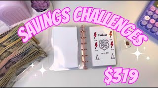 SAVINGS CHALLENGES | $319