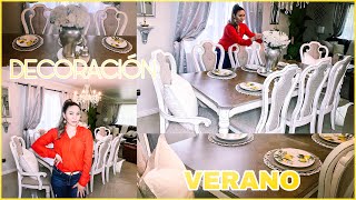 🍃IDEAS PARA DECORAR EN VERANO/ COMEDOR/ Summer Decoration 🍃