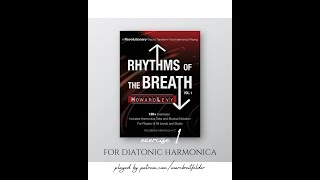 Lets study  Howard Levy´s Rhythms of the Breath Vol.1 Ex1 Single Stroke Roll - Blow Draw