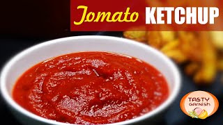 Tomato ketchup recipe | How to make tomato sauce at home l Easy tomato ketchup recipe