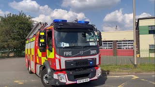 West Bromwich Pump Turnout - West Midlands Fire Service