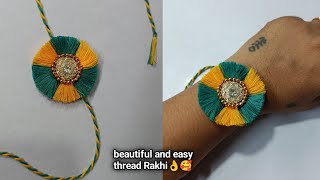 How To Make Beautiful Rakhi At Home || Diy  ||  Rakhi Making Ideas