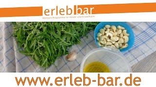 Aus der Pestowerkstatt – Rucola-Cashew-Pesto