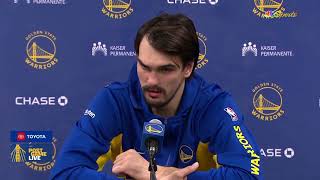 Dario Saric Postgame Interview | Golden State Warriors beat Chicago Bulls 140-131