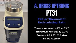 Kruss PT31 Peltier Thermostat Recirculating Bath (Item - 1466C CIRC)