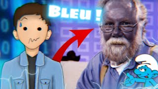 Cet homme avait la peu Bleu ! 🤨