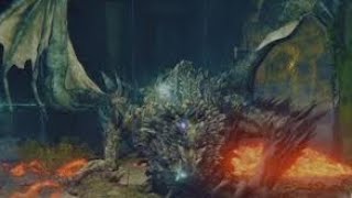 ELDEN RING - Magma wyrm Makar boss fight